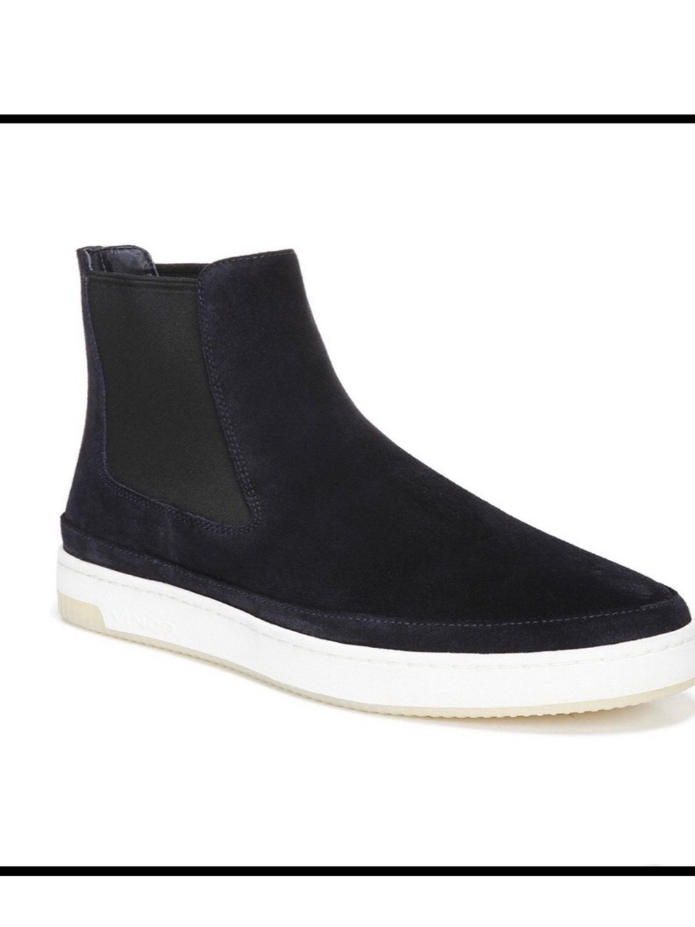 VINCE Women’s Hi Top Rhys Navy Suede Sneakers Size 9.5 NEW